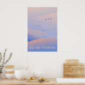 Ga op skitochten Reisposter Poster (Keuken)
