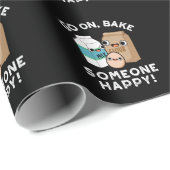 Ga op stap voor een gelukkige grappenmaker die Pun Cadeaupapier (Rol Hoek)