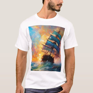 Ga op zee op avontuur met deze piraat t-shirt
