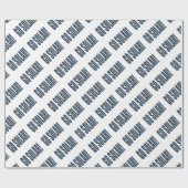 "Ga op zonne-energie!" Cadeaupapier (Vlak)