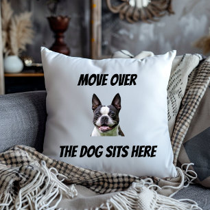 Ga Opzij De Hond Zit Hier Grappige Op Maat Gemaakt Kussen