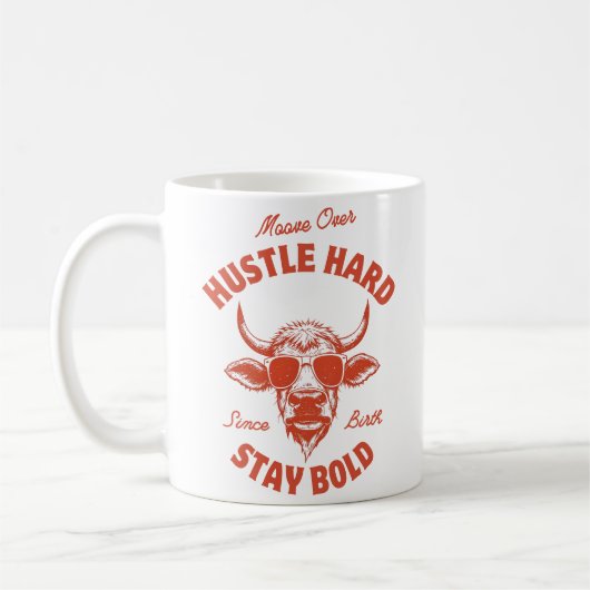 Ga Opzij, Werk Hard Koe  Koffiemok (Links)