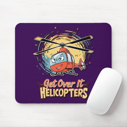 Ga over IT helikopters heen Muismat (Met muis)