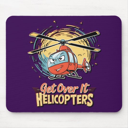 Ga over IT helikopters heen Muismat (Voorkant)