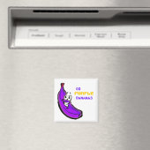 Ga paarse bananen! magneet (Insitu (Vaatwasser))