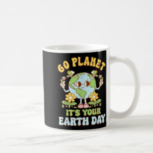 Ga planeet aarde dag 2026 leraar kinderen retro aa koffiemok