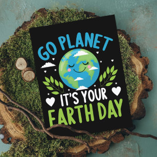 Ga planeet het is jouw Aarde Dag 22 april Briefkaart