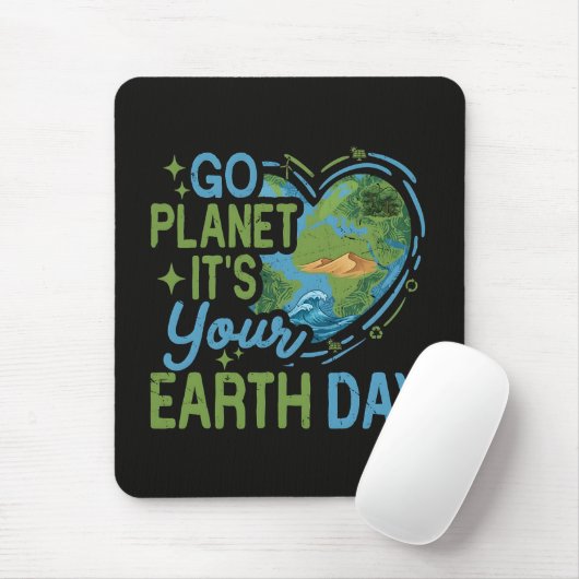 Ga Planeta Het Is Jouw Aardedag Muismat (Met muis)