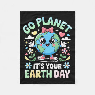 Ga Planete Het Is Jouw Aarde Dag 2026 Leraar Manne Fleece Deken