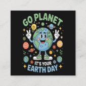 Ga Planete Het Is Jouw Aardedag Informatiekaartje (Voorkant)