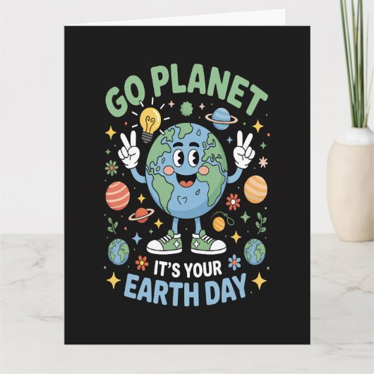 Ga Planete Het Is Jouw Aardedag Kaart (Voorkant)