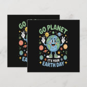 Ga Planete Het Is Jouw Aardedag Kaart (Voorkant / Achterkant)