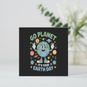Ga Planete Het Is Jouw Aardedag Kaart (Staand voorkant)