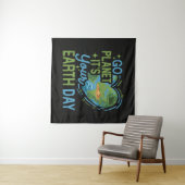 Ga Planeten Het Is Je Aardedag Wandkleed (In Situ (horizontaal))