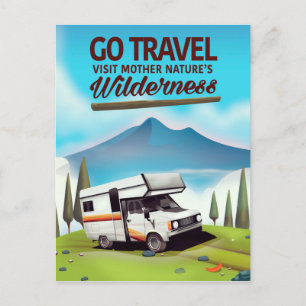 Ga Reizen, Bezoek de wildernis RV van Moeder Natuu Briefkaart