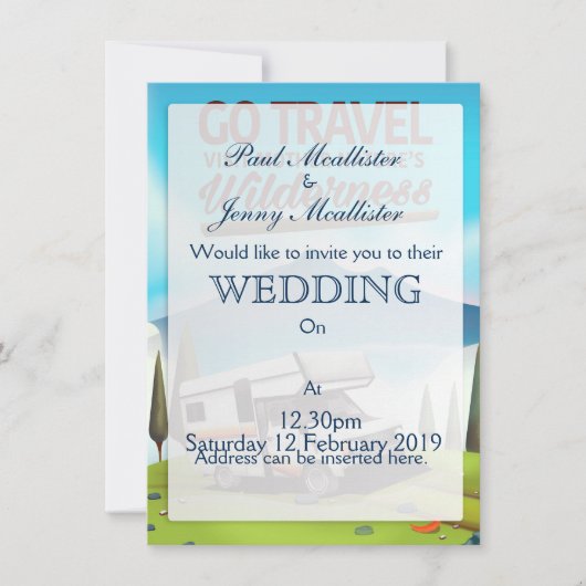 Ga reizen, bezoek moeder naturen Wilderness RV. Kaart (Voorkant)