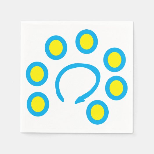 Ga rond servetten (Voorkant)