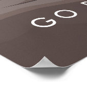 Ga Rotsklippen Reisposter Poster (Hoek)