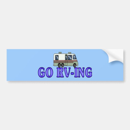 GA RV-ING BUMPERSTICKER (Voorkant)