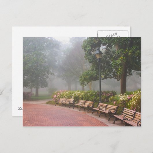 GA Savannah, Azaleas langs baksteenstok en Briefkaart (Voorkant / Achterkant)