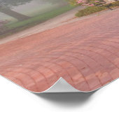 GA Savannah, Azaleas langs baksteenstok en Poster (Hoek)