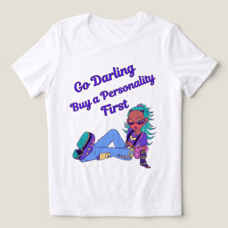 Ga schat, koop eerst een persoonlijkheid Typograph Tri-Blend Shirt