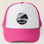 Ga schat! Retro Baseball Vibes Trucker Hat 📣💖 Pet (Voorkant)