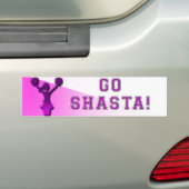 Ga Shasta! Bumpersticker (Op auto)