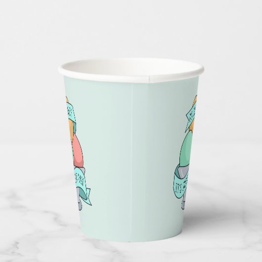 Ga Shawty, het is Sherbert Day | Geboortedag Papieren Bekers (Rechts)