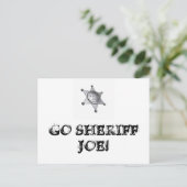 Ga sheriff Joe halen. Briefkaart (Staand voorkant)