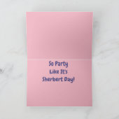 Ga Shorty het Sorbet Uw Kaart van de Verjaardag is (Binnen)