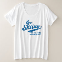 Ga Skien – Minimalistisch Wintersporten Typografie