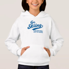 Ga Skilopen – Minimalistisch Wintersporten Typogra