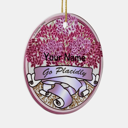 Ga snel keramisch ornament (Rechts)