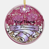 Ga snel keramisch ornament (Voorkant)