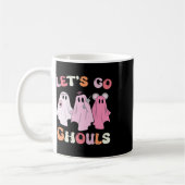 Ga spook Halloween spookpak uitrusting Retro Gro Koffiemok (Links)