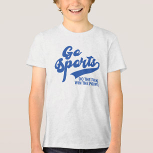 Ga Sport Doe Het Ding Win De Punten Tri-Blend Shirt