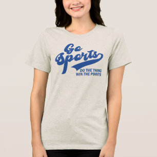 Ga Sport Doe Het Ding Win De Punten Tri-Blend Shirt