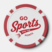Ga Sport Punten Scoren Poker Chips (Achterkant)
