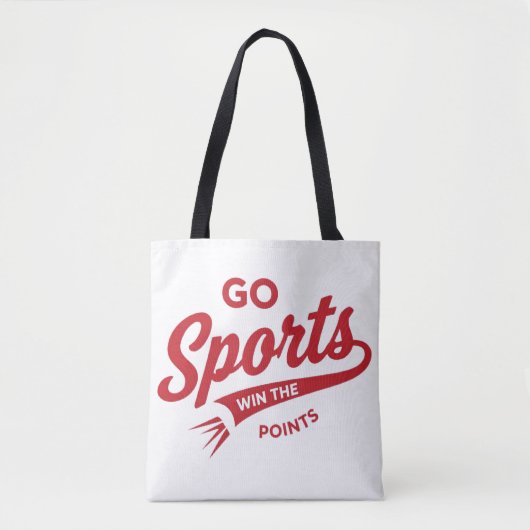 Ga Sport Win de Punten Tote Bag (Voorkant)