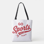 Ga Sport Win de Punten Tote Bag (Achterkant)