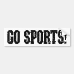 Ga sporten! Grappige  Sport Fan Go Sport Bumpersticker