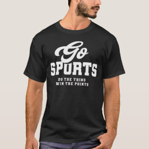 Ga sporten - Grappige sporten T-shirt