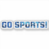 Ga Sporten! Sticker (Voorkant)