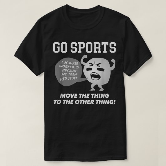 GA SPORTS verplaatsen het ding naar het andere din T-shirt (Design voorkant)