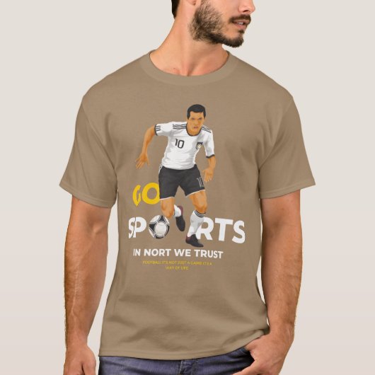 Ga sportshirt vriend t-shirt (Voorkant)