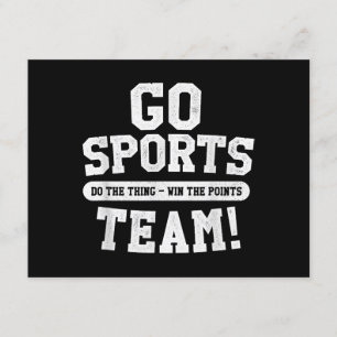 Ga sportteam! Grappige sporten Informatiekaartje