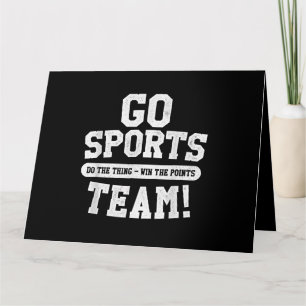 Ga sportteam! Grappige sporten Kaart