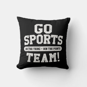 Ga sportteam! Grappige sporten Kussen
