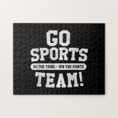 Ga sportteam! Grappige sporten Legpuzzel (Horizontaal)